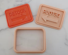 Load image into Gallery viewer, Detour Sign Stamp / Cutter - Made in the UK with Love from House of Toot Sweet - Just £5! Shop now at House of Toot Sweet