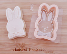 Load image into Gallery viewer, Bow Tie Bunny Embosser / Cutter - Made in the UK with Love from House of Toot Sweet - Just £6! Shop now at House of Toot Sweet