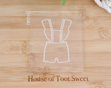 Load image into Gallery viewer, Baby Frill Dungarees Embosser / Cutter - Made in the UK with Love from House of Toot Sweet - Just £5.50! Shop now at House of Toot Sweet