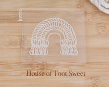 Load image into Gallery viewer, Boho Macrame Rainbow Embosser / Cutter - Made in the UK with Love  from House of Toot Sweet - Just £6.50! Shop now at House of Toot Sweet