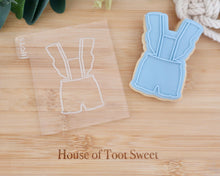 Load image into Gallery viewer, Baby Frill Dungarees Embosser / Cutter - Made in the UK with Love from House of Toot Sweet - Just £5.50! Shop now at House of Toot Sweet