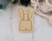 Load image into Gallery viewer, Baby Frill Dungarees Stamp / Cutter - Made in the UK with Love  from House of Toot Sweet - Just £5! Shop now at House of Toot Sweet