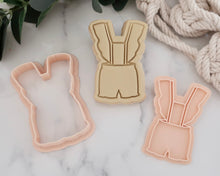 Load image into Gallery viewer, Baby Frill Dungarees Stamp / Cutter - Made in the UK with Love  from House of Toot Sweet - Just £5! Shop now at House of Toot Sweet