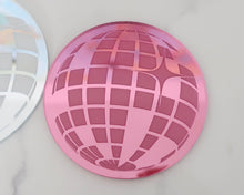 Load image into Gallery viewer, Mirrorball/ Disco Ball Drink Coasters 2 Pack - Made in the UK with Love from House of Toot Sweet - Just £9.50! Shop now at House of Toot Sweet
