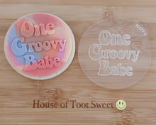 Load image into Gallery viewer, One Groovy Babe Embosser - Made in the UK with Love from House of Toot Sweet - Just £6! Shop now at House of Toot Sweet