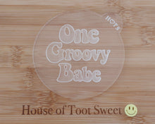 Load image into Gallery viewer, One Groovy Babe Embosser - Made in the UK with Love from House of Toot Sweet - Just £6! Shop now at House of Toot Sweet