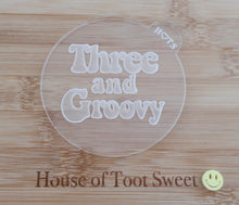 Load image into Gallery viewer, Three and Groovy Embosser - Made in the UK with Love from House of Toot Sweet - Just £6! Shop now at House of Toot Sweet