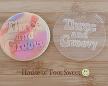 Load image into Gallery viewer, Three and Groovy Embosser - Made in the UK with Love from House of Toot Sweet - Just £6! Shop now at House of Toot Sweet