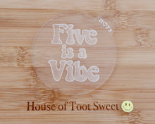 Load image into Gallery viewer, Five is a Vibe Embosser - Made in the UK with Love from House of Toot Sweet - Just £6! Shop now at House of Toot Sweet