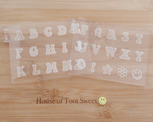 Load image into Gallery viewer, Groovy Alphabet / Numbers, Embosser / Cutters - Made in the UK with Love from House of Toot Sweet - Just £6! Shop now at House of Toot Sweet