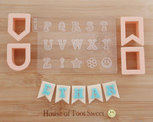 Load image into Gallery viewer, Groovy Alphabet / Numbers, Embosser / Cutters - Made in the UK with Love from House of Toot Sweet - Just £6! Shop now at House of Toot Sweet