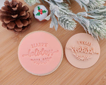 Load image into Gallery viewer, Happy Holidays Stamp - Made in the UK with Love from House of Toot Sweet - Just £5! Shop now at House of Toot Sweet