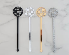 Load image into Gallery viewer, Mirrorball / Disco Ball Cocktail Drink Stirrers Set - Made in the UK with Love from House of Toot Sweet - Just £5.50! Shop now at House of Toot Sweet