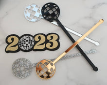 Load image into Gallery viewer, Mirrorball / Disco Ball Cocktail Drink Stirrers Set - Made in the UK with Love from House of Toot Sweet - Just £5.50! Shop now at House of Toot Sweet