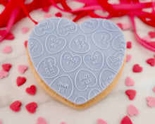 Load image into Gallery viewer, Love Hearts Sweets Texture Embosser - Made in the UK with Love from House of Toot Sweet - Just £7! Shop now at House of Toot Sweet