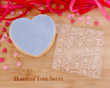 Load image into Gallery viewer, Love Hearts Sweets Texture Embosser - Made in the UK with Love from House of Toot Sweet - Just £7! Shop now at House of Toot Sweet