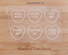 Load image into Gallery viewer, Love Heart Sweets Embosser / Cutter - Made in the UK with Love from House of Toot Sweet - Just £6.50! Shop now at House of Toot Sweet