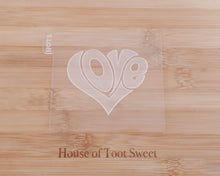 Load image into Gallery viewer, Groovy Love Heart Embosser / Cutter - Made in the UK with Love from House of Toot Sweet - Just £6! Shop now at House of Toot Sweet