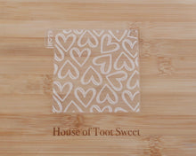 Load image into Gallery viewer, Scribble Hearts Texture Embosser - Made in the UK with Love from House of Toot Sweet - Just £7! Shop now at House of Toot Sweet
