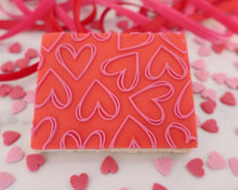 Load image into Gallery viewer, Scribble Hearts Texture Embosser - Made in the UK with Love from House of Toot Sweet - Just £7! Shop now at House of Toot Sweet