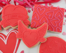 Load image into Gallery viewer, Scribble Hearts Texture Embosser - Made in the UK with Love from House of Toot Sweet - Just £7! Shop now at House of Toot Sweet