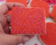 Load image into Gallery viewer, Scribble Hearts Texture Embosser - Made in the UK with Love from House of Toot Sweet - Just £7! Shop now at House of Toot Sweet