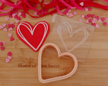Load image into Gallery viewer, Scribble Heart Embosser/ Cutter - Made in the UK with Love from House of Toot Sweet - Just £5.50! Shop now at House of Toot Sweet