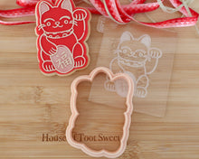 Load image into Gallery viewer, Lucky Cat/ Waving Cat Embosser / Cutter - Made in the UK with Love from House of Toot Sweet - Just £6.50! Shop now at House of Toot Sweet