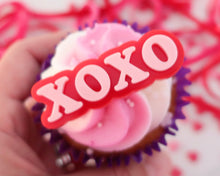 Load image into Gallery viewer, Valentine Cupcake Toppers/ Charms - Made in the UK with Love  from House of Toot Sweet - Just £1.50! Shop now at House of Toot Sweet