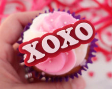Load image into Gallery viewer, Valentine Cupcake Toppers/ Charms - Made in the UK with Love  from House of Toot Sweet - Just £1.50! Shop now at House of Toot Sweet
