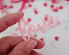 Load image into Gallery viewer, Love - Cupcake Toppers/ Charms - Made in the UK with Love  from House of Toot Sweet - Just £1.10! Shop now at House of Toot Sweet
