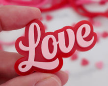 Load image into Gallery viewer, Valentine Cupcake Toppers/ Charms - Made in the UK with Love  from House of Toot Sweet - Just £1.50! Shop now at House of Toot Sweet