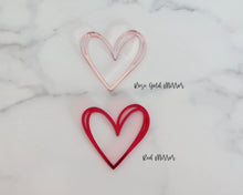 Load image into Gallery viewer, Scribble Heart - Cupcake Toppers/ Charms - Made in the UK with Love  from House of Toot Sweet - Just £5.50! Shop now at House of Toot Sweet
