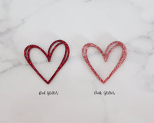 Load image into Gallery viewer, Scribble Heart - Cupcake Toppers/ Charms - Made in the UK with Love  from House of Toot Sweet - Just £5.50! Shop now at House of Toot Sweet