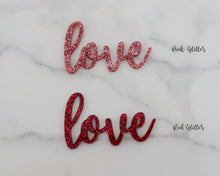 Load image into Gallery viewer, Love - Cupcake Toppers/ Charms - Made in the UK with Love  from House of Toot Sweet - Just £1.10! Shop now at House of Toot Sweet