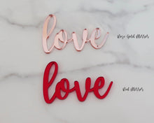 Load image into Gallery viewer, Love - Cupcake Toppers/ Charms - Made in the UK with Love  from House of Toot Sweet - Just £1.10! Shop now at House of Toot Sweet