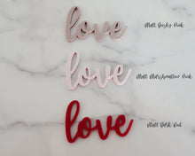 Load image into Gallery viewer, Love - Cupcake Toppers/ Charms - Made in the UK with Love  from House of Toot Sweet - Just £1.10! Shop now at House of Toot Sweet