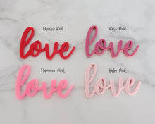 Load image into Gallery viewer, Love - Cupcake Toppers/ Charms - Made in the UK with Love  from House of Toot Sweet - Just £1.10! Shop now at House of Toot Sweet