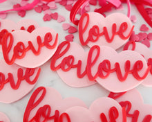 Load image into Gallery viewer, Love Heart - Cupcake Toppers/ Charms - Made in the UK with Love  from House of Toot Sweet - Just £5! Shop now at House of Toot Sweet