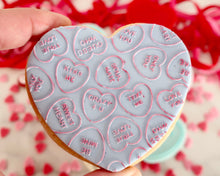 Load image into Gallery viewer, Love Hearts Sweets Texture Embosser - Made in the UK with Love from House of Toot Sweet - Just £7! Shop now at House of Toot Sweet