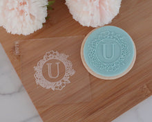 Load image into Gallery viewer, Floral Monogram Letter Embosser - Made in the UK with Love from House of Toot Sweet - Just £6.50! Shop now at House of Toot Sweet