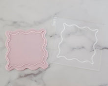 Load image into Gallery viewer, Square Wavy Frame Embosser / Cutter - Made in the UK with Love from House of Toot Sweet - Just £6! Shop now at House of Toot Sweet