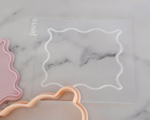 Load image into Gallery viewer, Rectangle Wavy Frame Embosser / Cutter - Made in the UK with Love from House of Toot Sweet - Just £6.50! Shop now at House of Toot Sweet