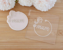 Load image into Gallery viewer, Floral Border Mum, Mom, Mam, Nan Embosser / Cutter - Made in the UK with Love from House of Toot Sweet - Just £6.50! Shop now at House of Toot Sweet