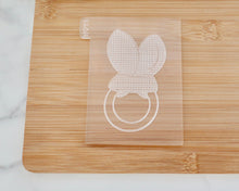 Load image into Gallery viewer, Crochet Bunny Ears Teether Embosser / Cutter - Made in the UK with Love  from House of Toot Sweet - Just £6.50! Shop now at House of Toot Sweet