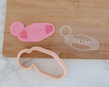 Load image into Gallery viewer, Bride - Retro Motel Key Ring Embosser / Cutter - Made in the UK with Love from House of Toot Sweet - Just £6.50! Shop now at House of Toot Sweet