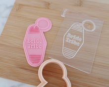 Load image into Gallery viewer, Bride Tribe - Retro Motel Key Ring Embosser / Cutter - Made in the UK with Love from House of Toot Sweet - Just £6.50! Shop now at House of Toot Sweet