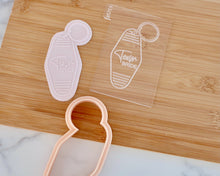Load image into Gallery viewer, Team Bride - Retro Motel Key Ring Embosser / Cutter - Made in the UK with Love from House of Toot Sweet - Just £6.50! Shop now at House of Toot Sweet