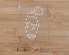Load image into Gallery viewer, Bride with Diamond - Retro Motel Key Ring Embosser / Cutter - Made in the UK with Love from House of Toot Sweet - Just £6.50! Shop now at House of Toot Sweet
