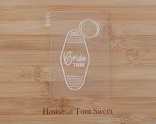 Load image into Gallery viewer, Bride Tribe - Retro Motel Key Ring Embosser / Cutter - Made in the UK with Love from House of Toot Sweet - Just £6.50! Shop now at House of Toot Sweet